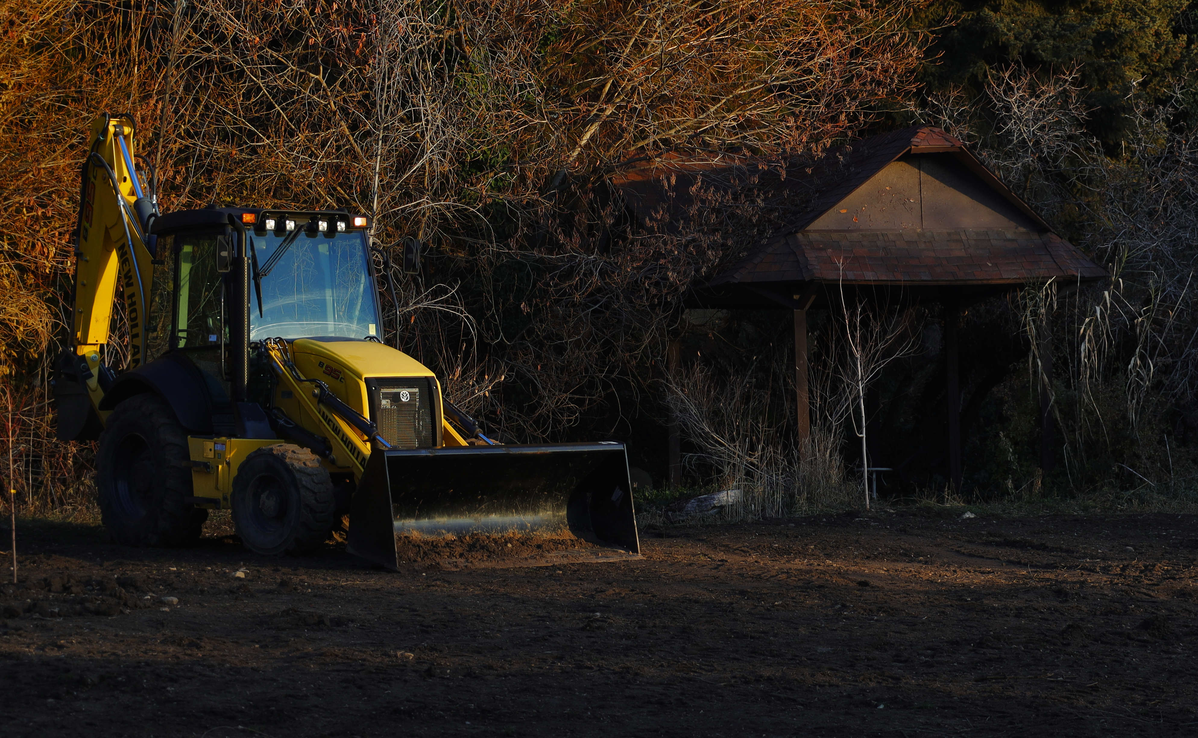 Tractor & Shed
